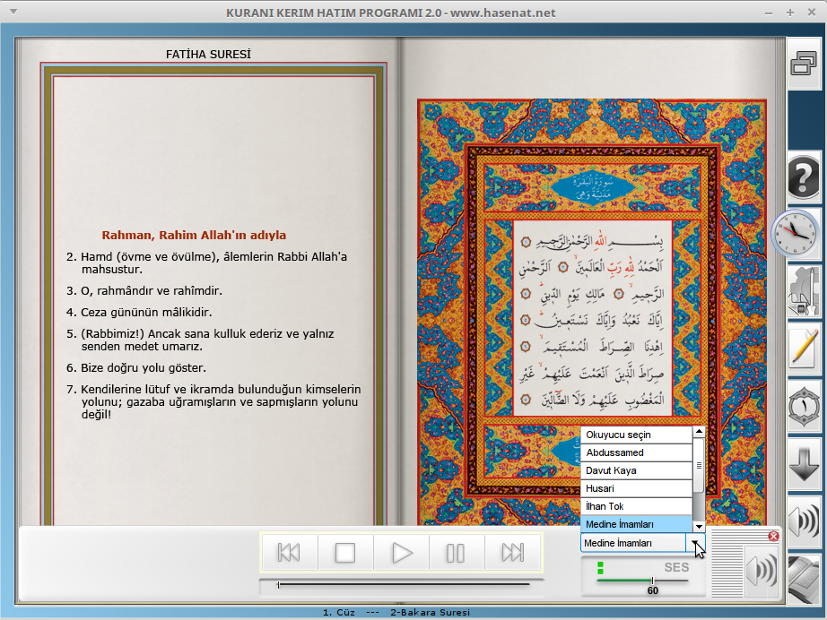 Kur'an-ı Kerim Okuma Programı 2.0 Hatim Çalar